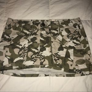Camouflage skirt